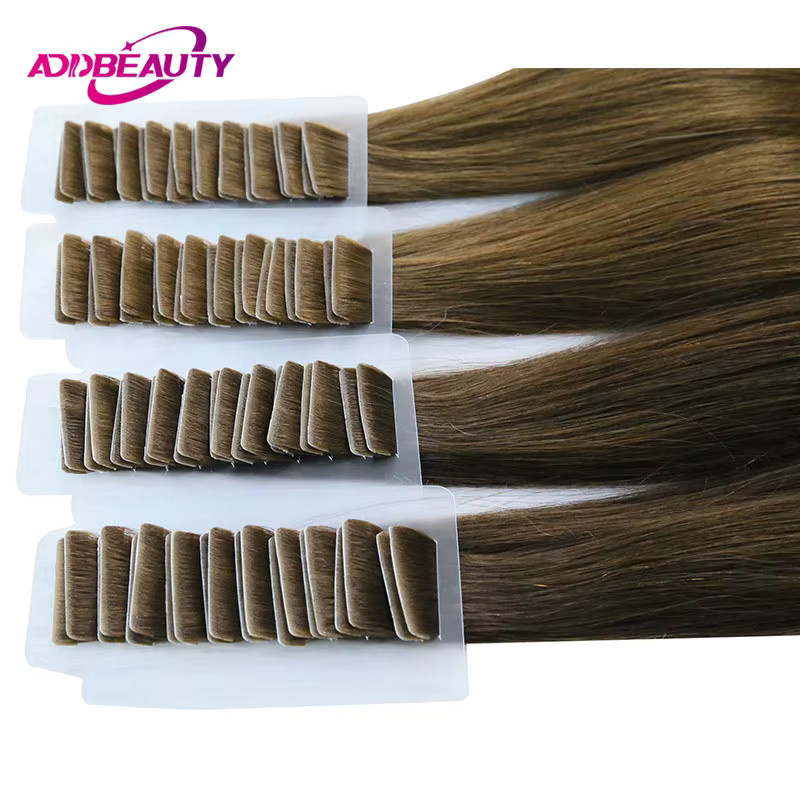 Addbeauty Gerades Injektionsband aus Echthaar, 100 g, Unisex - Bild 2