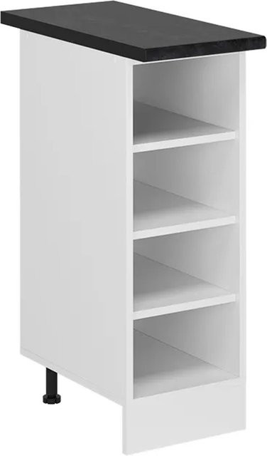Vicco Küchenregal R-Line Offener Küchenschrank Weiß Anthrazit B/T/H: 30 x 17,8 x 81,6 cm - Bild 1