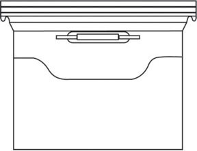 Eichner Terminmappe Visimap A4 quer transparent B: 32,4 cm, H: 20,0 cm - Bild 1