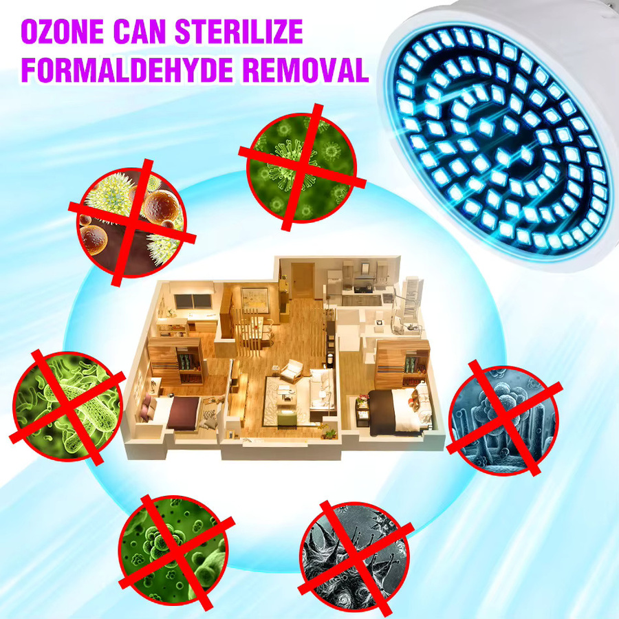 LED UVC Desinfektionslampe E27 zur Keimtötung und Sterilisation für dein Zuhause und Schlafzimmer, 260-280nm, Weiß - Bild 3