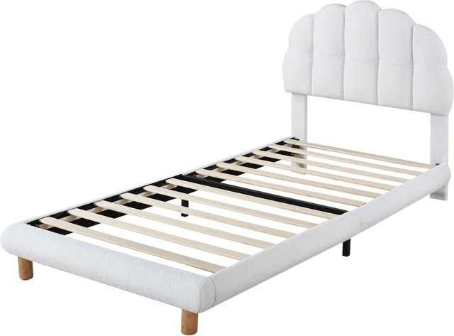 okwish Kinderbett Einzelbett in Weiß, B/T/H: 90 x 200 x 105 cm (ohne Matratze) - Bild 1