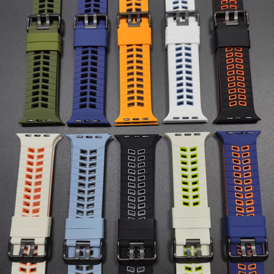 KILPILLS Uhrenarmband Silikon, Bicolor, Unisex - Bild 2