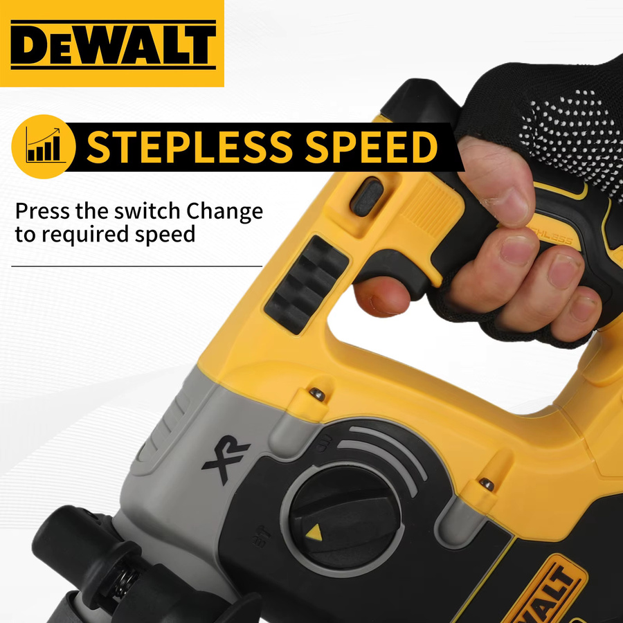 DeWalt DCH273 Rotations-Schlagbohrmaschine 18 V/20 V MAX SDS Bürstenlos in Gelb (ohne Akku) - Bild 5