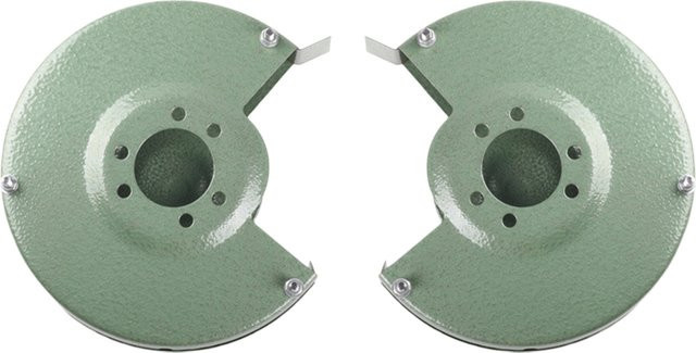 VIBRATITE Schutzvorrichtung für Tischschleifer aus Eisen in Grün - Bild 1