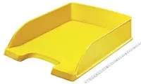 Leitz Briefablage Standard Plus aus Kunststoff, Gelb, B: 35,7 cm, T: 25,5 cm, H: 7,0 cm - Bild 1