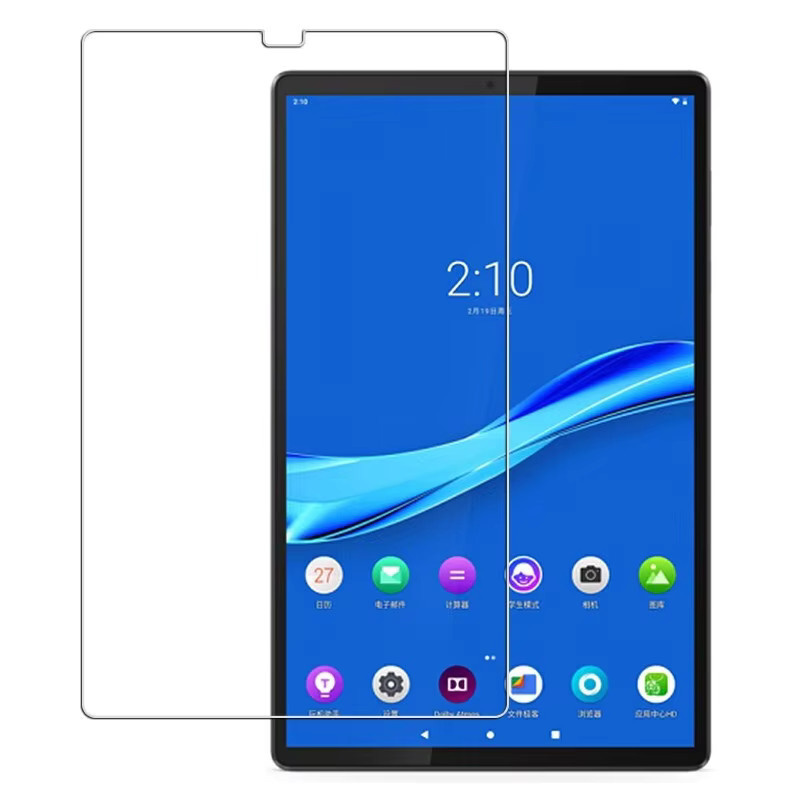 Displayschutzfolie aus gehärtetem Glas für Lenovo Tab M10 HD 2. Generation TB-X306 X505F X605F X605FC X605LC und M10 Plus X606F Tablet, transparent - Bild 3
