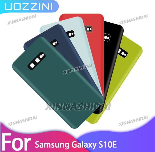 Samsung Galaxy S10E Ersatzgehäuse Rückseite Batterieabdeckung in Schwarz - Bild 1