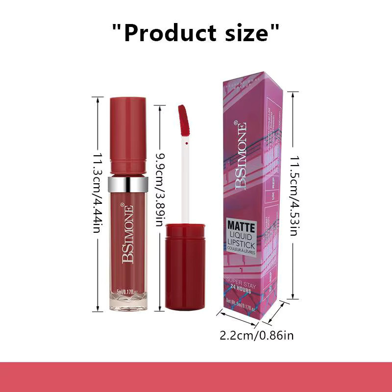 BSIMONE Flüssiger Lippenstift, Bare Pink - Bild 6