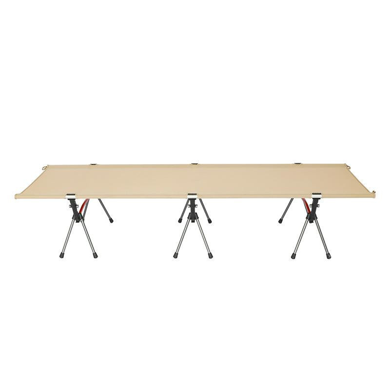 Binchi Outdoor Product Höhenverstellbares Campingbett aus Textilene und Metall, zusammenklappbares Feldbett für Outdoor und Picknick, B/T/H: 190 x 65 x 38 cm - Bild 2