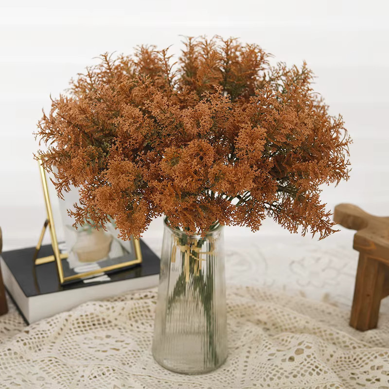 Kahaul Künstliches Rotalgen-Bouquet in Braun für deine Tischdekoration und florale Arrangements - Bild 1