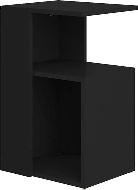 vidaXL Beistelltisch modern in Schwarz aus Holzwerkstoff, B/T/H: 36 x 30 x 56 cm - Bild 1