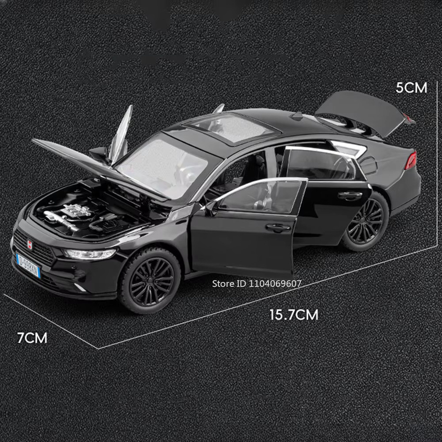 MAKEDA Honda Accord X3M Spielzeugmodellauto, 1:32, Metalldruckguss, mit Licht und Sound - Bild 5