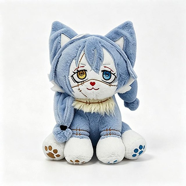 Jujutsu Kaisen Mahito Plüschtier, Miau Katze, ab 3 Jahren - Bild 1