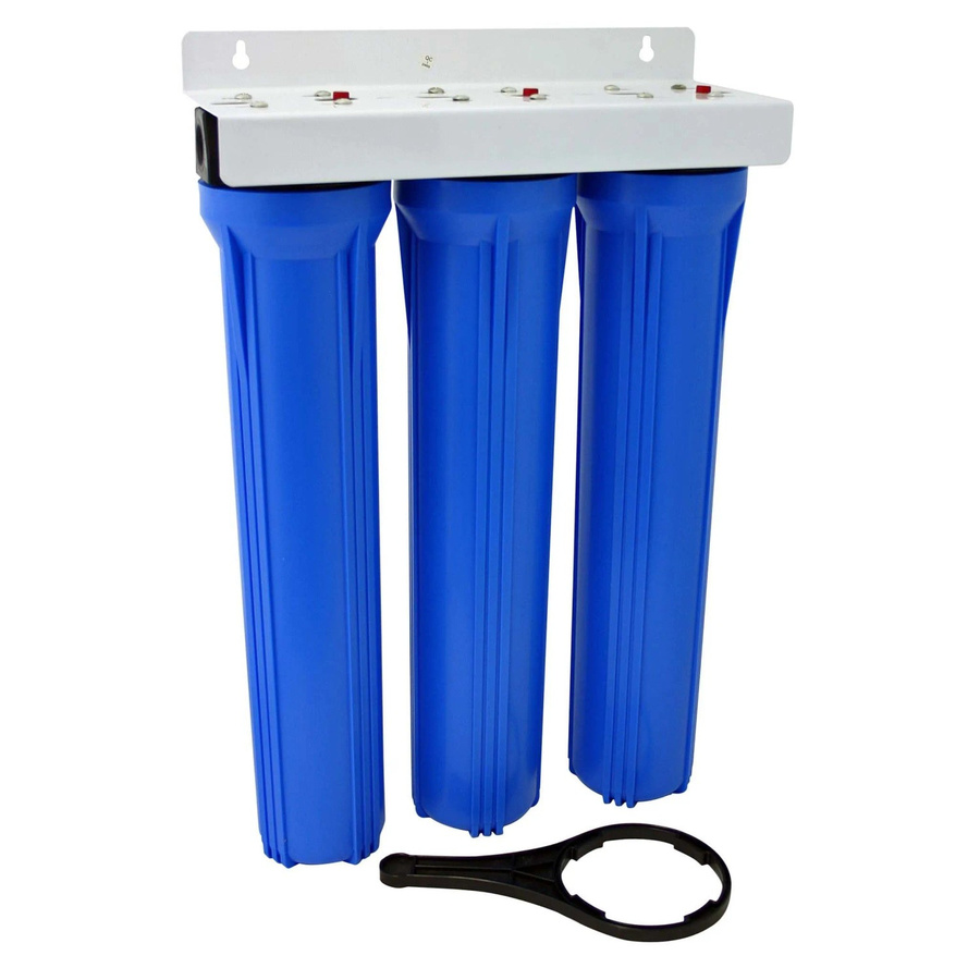 Naturewater Nw-Brk03 3-Stufen Filter mit PP-Kartuschen in Blau, 3/4 Zoll Anschluss - Bild 2
