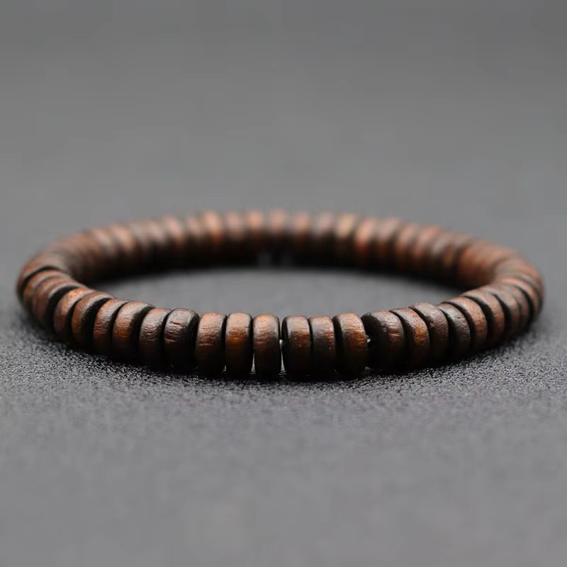 Noter Armband, Holz, Wenge, Schwarz, Herren, Vintage - Bild 2