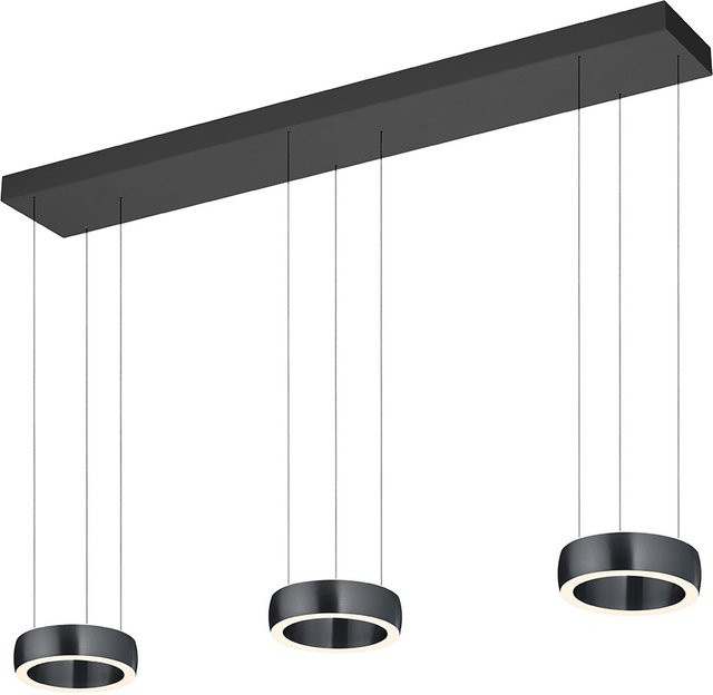 Bankamp Orbit 2365 LED-Pendelleuchte 3-flammig in Anthrazit matt mit dim2warm Funktion und Höhenverstellung - Bild 1