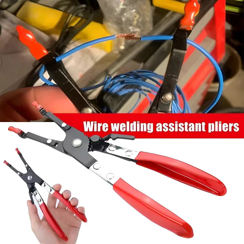 Professionelle Schweißzange für Autoreparaturen, Heavy-Duty Haltezange mit Anti-Slip-Funktion, Rot - Bild 5