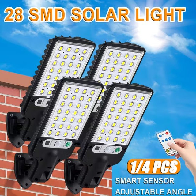 Solar-LED-Außenstrahler in Weiß für Garten, Terrasse und Wege, moderne Solar-Spotlampen für die Akzentbeleuchtung - Bild 1