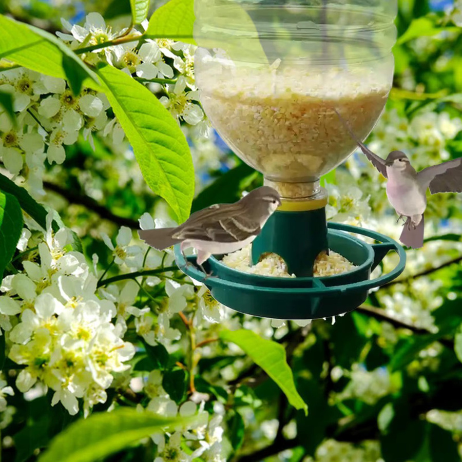 Gadjit Eco Vogelfutterstation zur Umwandlung von Soda-Flaschen für wilde Vögel - Bild 6