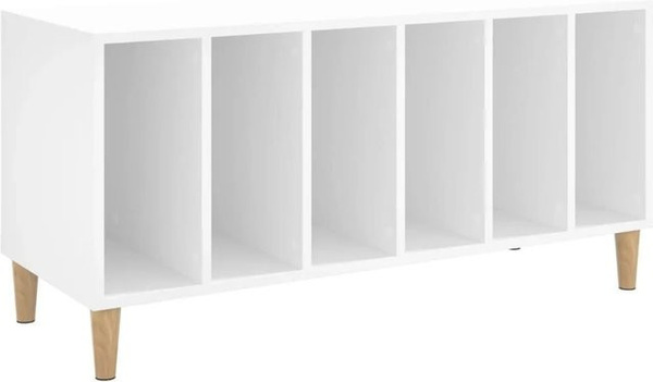 vidaXL Plattenschrank Weiß aus Holzwerkstoff B: 100 cm, T: 38 cm, H: 48 cm