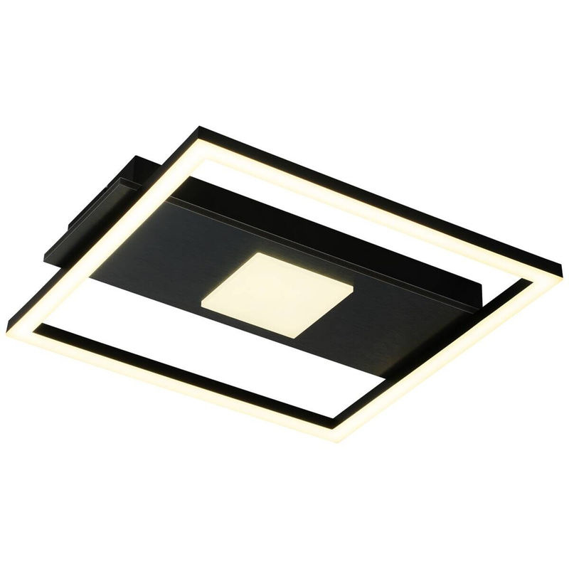 Pocoline LED-Deckenleuchte Quadra modern schwarz B/H/L: 33 x 6 x 36 cm - Bild 2