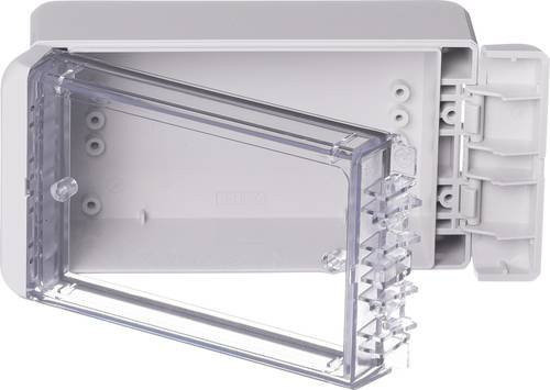 Bopla Bocube Outdoor-Gehäuse aus Polycarbonat in Lichtgrau RAL 7035, B/T/H: 8,0 x 15,1 x 6,0 cm - Bild 1