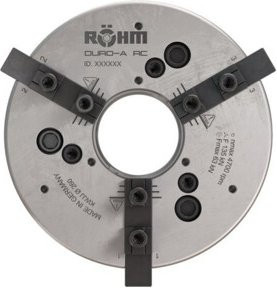 Röhm Kraftspannfutter DURO-A RC 180/3 KK6 M60X1,5 FD53 KH23 BH6,8 in Silber - Bild 1