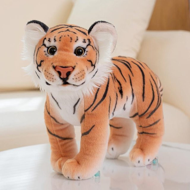 Yiran toy Tiger Plüschtier, 30cm, orange - Bild 1