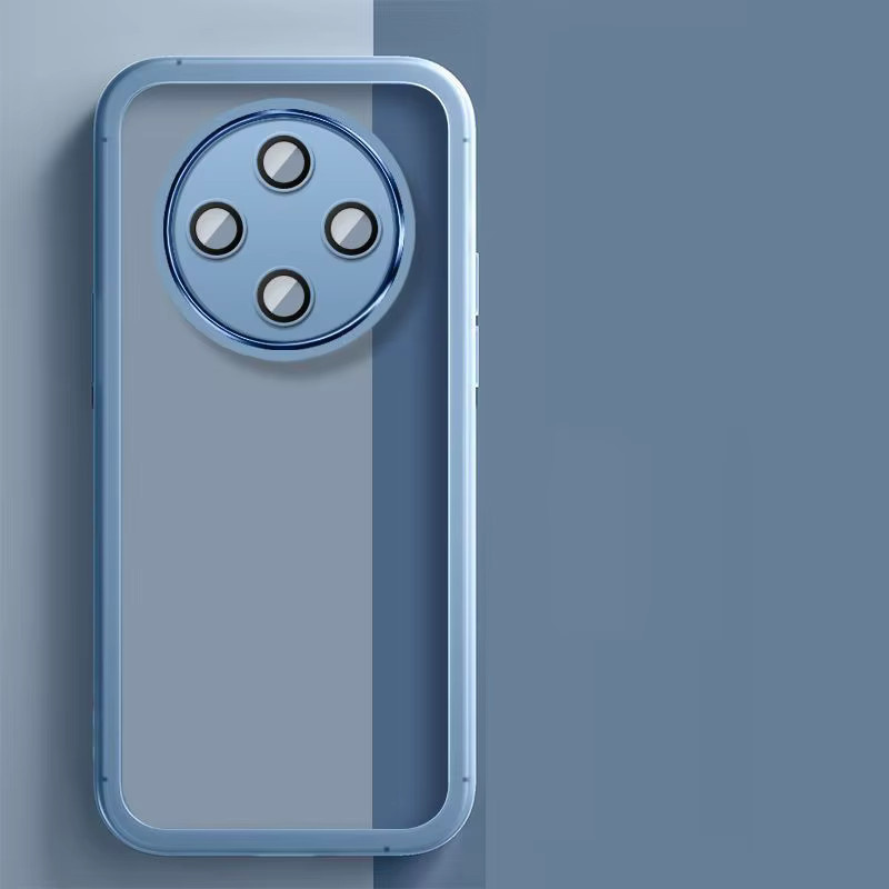 Stoßfeste Silikon Schutzhülle für Xiaomi Redmi 14C und Redmi 14R in Blau - Bild 1