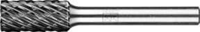 PFERD TOOLS Hartmetall Hochleistungsfrässtift ALLROUND Zylinder ZYAS stirn silber, Durchmesser: 10 mm, Länge: 20 mm, Schaft-Durchmesser: 6 mm, HICOAT Stahl - Bild 1