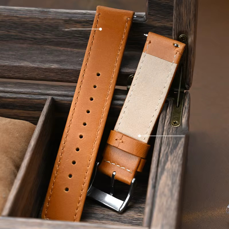 strapfreak Uhrenarmband Leder, Retro, Unisex - Bild 2