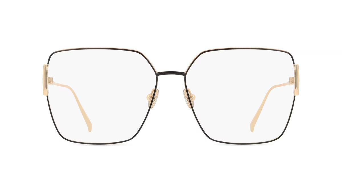 Tod's TO5272 Korrektionsbrille, Vollrand, Quadratisch, Metall, Schwarz, Damen - Bild 1