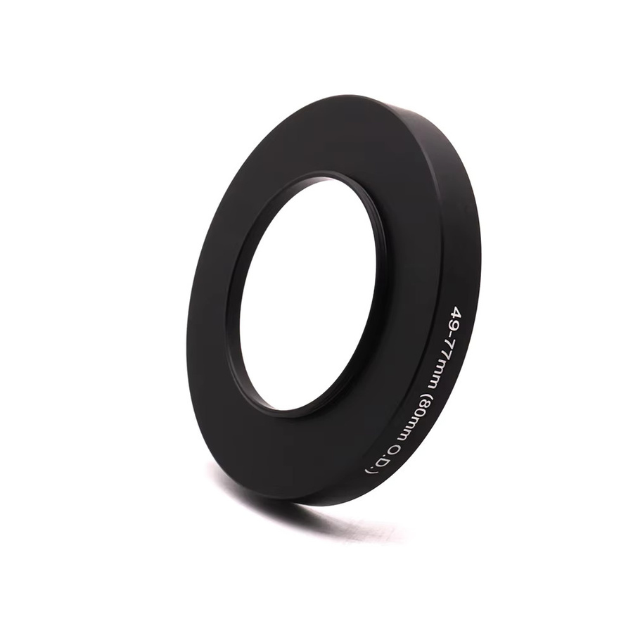 Step-Up-Ring Objektivfilter für 80-mm-Matte-Box oder 77-mm-Matte-Box-Adapter, Schwarz, Durchmesser: 80 mm - Bild 2