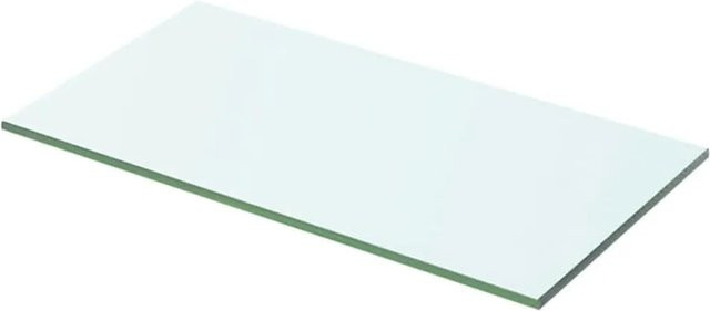 vidaXL Regalboden aus Glas in Transparent, B/T: 50 x 20 cm - Bild 1