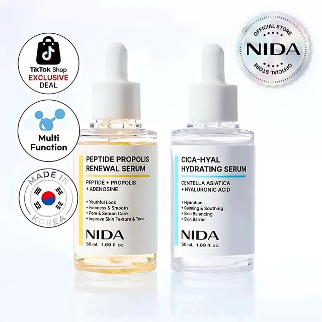 NIDA Peptid-Propolis Erneuerungsserum, 50 ml, mit Centella Asiatica - Bild 1