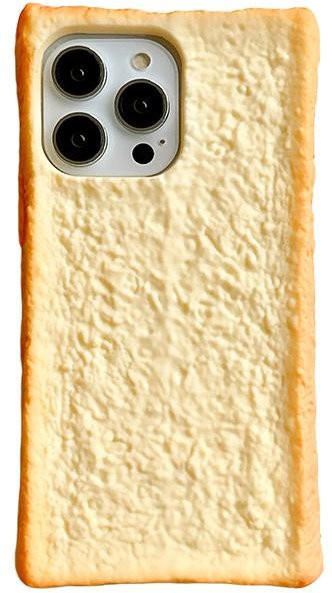 Lustige Brot Toast Silikon Schutzhülle für dein Apple iPhone in Beige - Bild 1