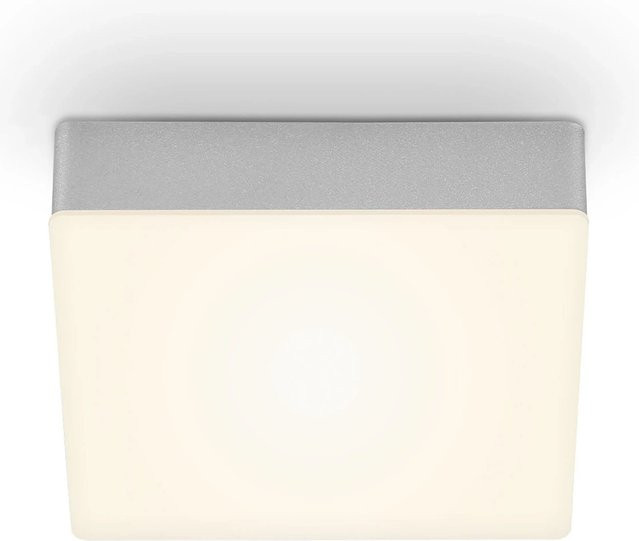Briloner LED Aufbauleuchte Flame in Silber mit Rahmenlosem Design - Bild 1