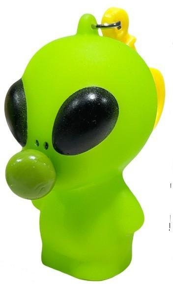 Schlüsselanhänger Alien, Unisex, Yellow - Bild 1