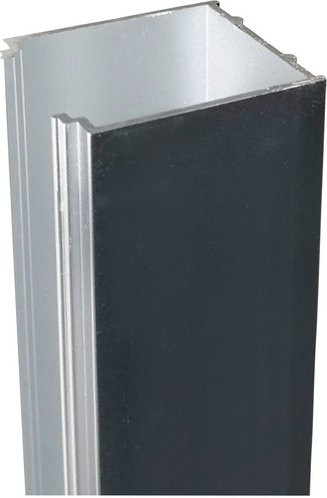 Sanotechnik Sanoflex Alu Verbreiterungsprofil für Dusche, silberfarben, Breite: 3 cm, Höhe: 195 cm, Tiefe: 2 cm - Bild 1