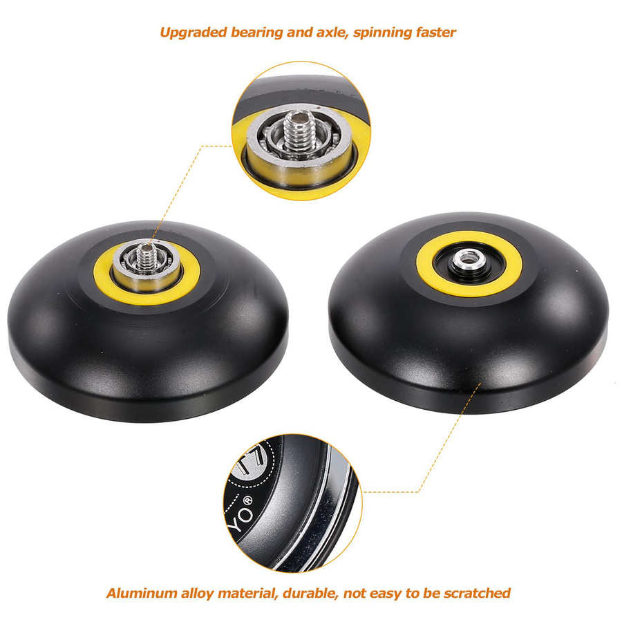 MagicYoyo T7 Yoyo für Anfänger mit schmalem Lager und Stahlachse, schwarz - Bild 2