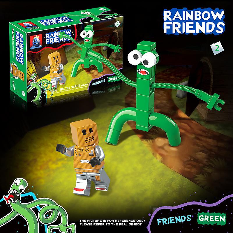 Yiran toy Regenbogenfreunde Monster Konstruktionsbausteine Set - Bild 3