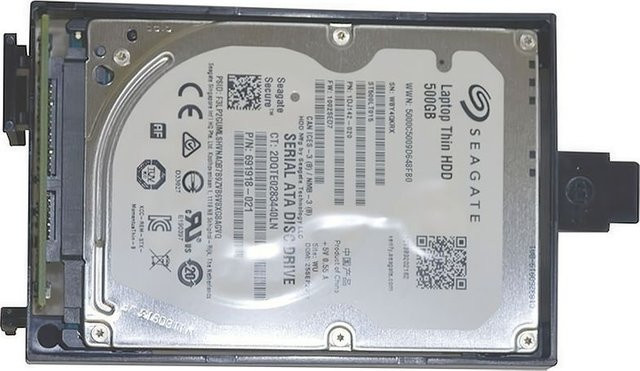 HP 500GB Secure Hard Disk Drive HDD Assembly in Silber (B5L29-67903) - Bild 1