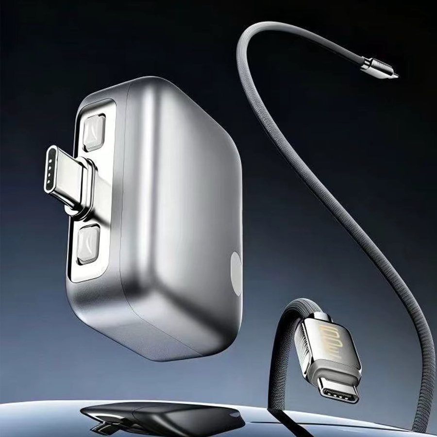 ALLOYSEED 140W USB-C Schnellladegerät mit automatischer Abschaltung in Silber - Bild 3