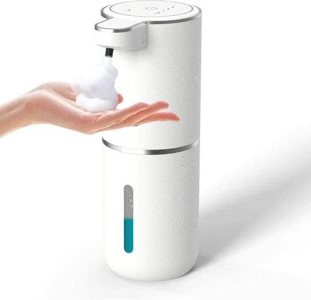 Automatischer Schaumseifenspender von JR-Studio, berührungslos und elektrisch, 380 ml, weiß - Bild 1