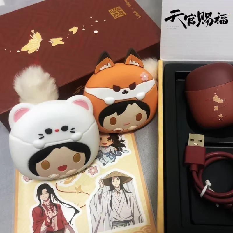 Tian Guan Ci Fu Hua Cheng Xie Lian Bluetooth Kopfhörerhülle Fox Rabbit Cosplay Zubehör - Bild 2
