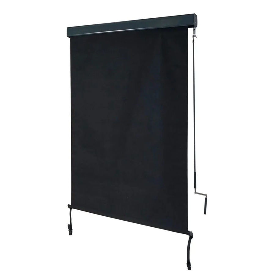 MCW Vertikalmarkise F42 Senkrechtmarkise als Sichtschutz Außenrollo in Schwarz, Höhe: 250 cm, Breite: 100 cm - Bild 3