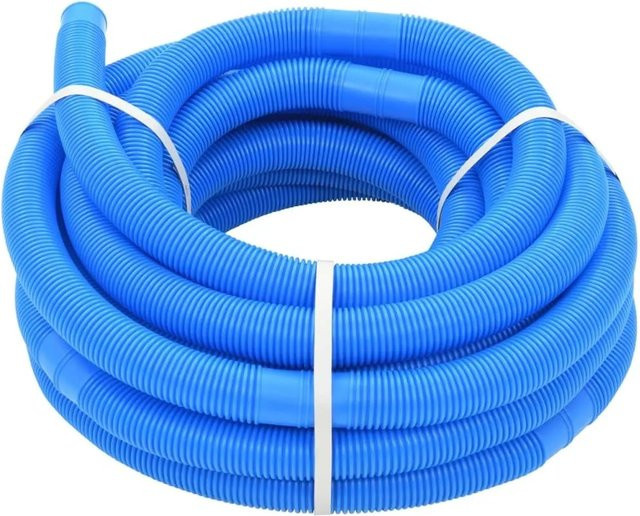 vidaXL Poolschlauch aus blauem LDPE-Polyethylen, Durchmesser: 32 mm, Länge: 15,4 m - Bild 1