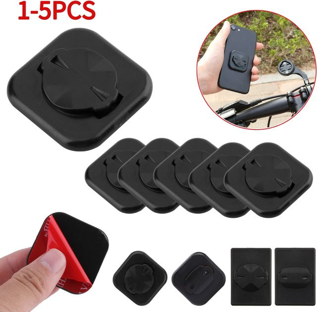 Garmin Fahrrad Handyhalterung Adapter mit Klebepad in Schwarz - Bild 1