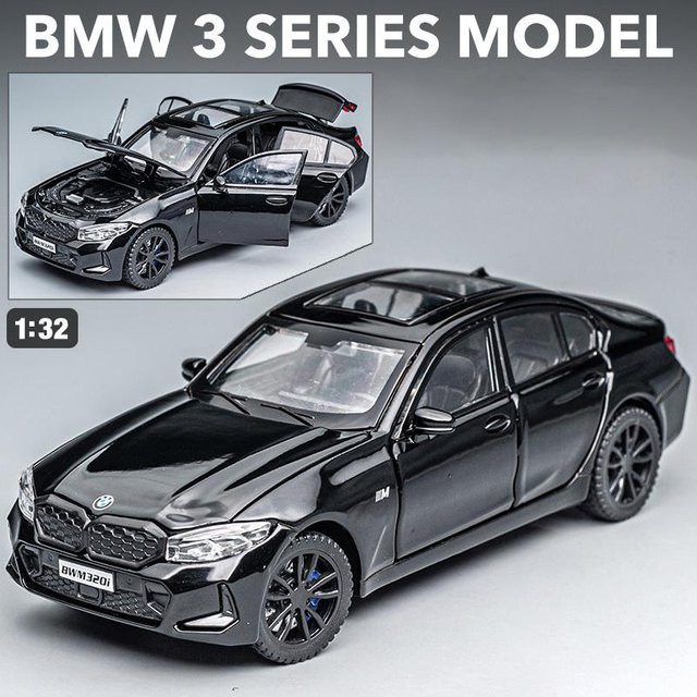 JJRC TOP 320i DER 3 G20 2023 Spielzeugauto, 1:32, Metall, schwarz - Bild 1