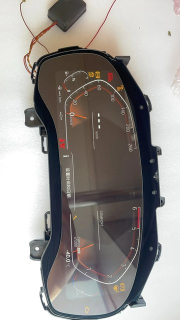 Instrumententafel Upgrade für ID6 und ID7 passend für G30 G50 G31 G32 G01 G08 G02 G05 Chassis in Schwarz - Bild 1